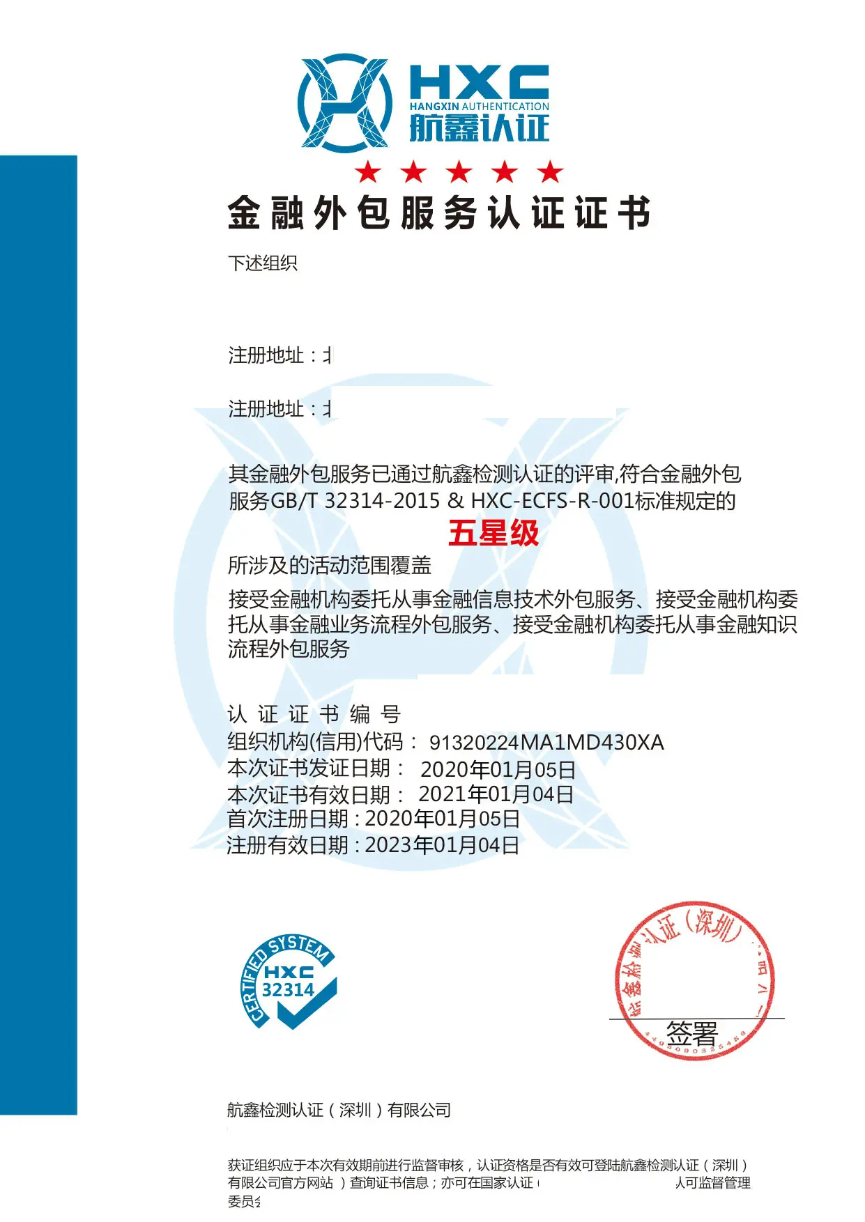 金融機構外包服務認證管理體系構建與實效研究
